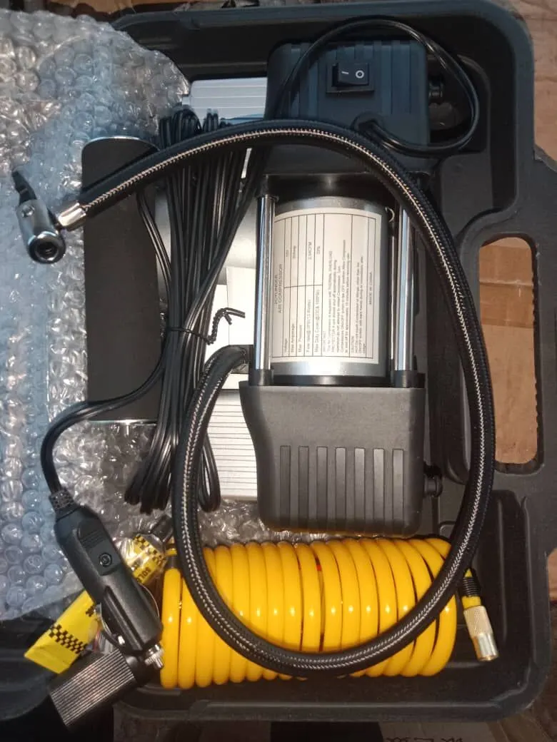 12V Double Cylinder Car Air Compressor With Digital Display &LED Light - ₦25,000 in Ogun | SellersDotNG