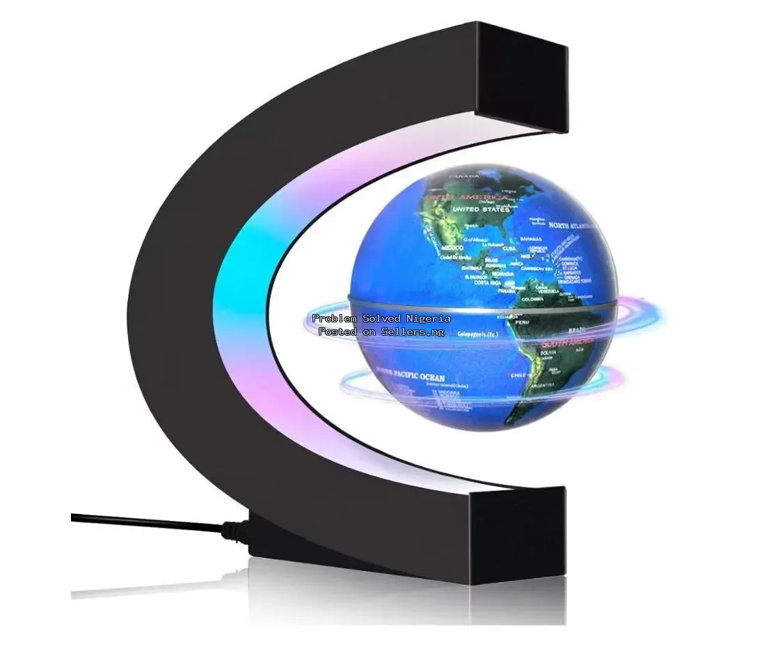 Levitating Floating Globe with LED Lights, Cool Tech Gadgets - ₦35,000 in Lagos | SellersDotNG