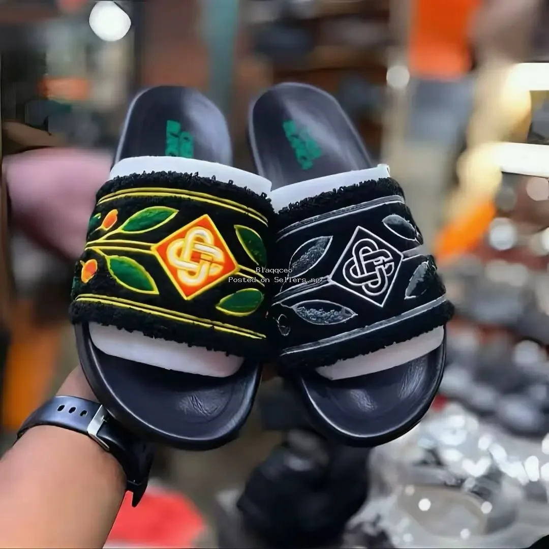 CASABLANCA LAUREL BLACK SLIDES - ₦45,000 in Lagos | SellersDotNG
