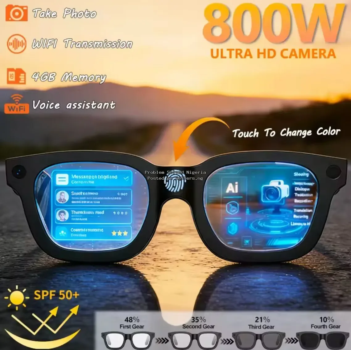 2026 Smart Glasses HD Photo Video OpenAI Record Translation - ₦120,000 in Lagos | SellersDotNG