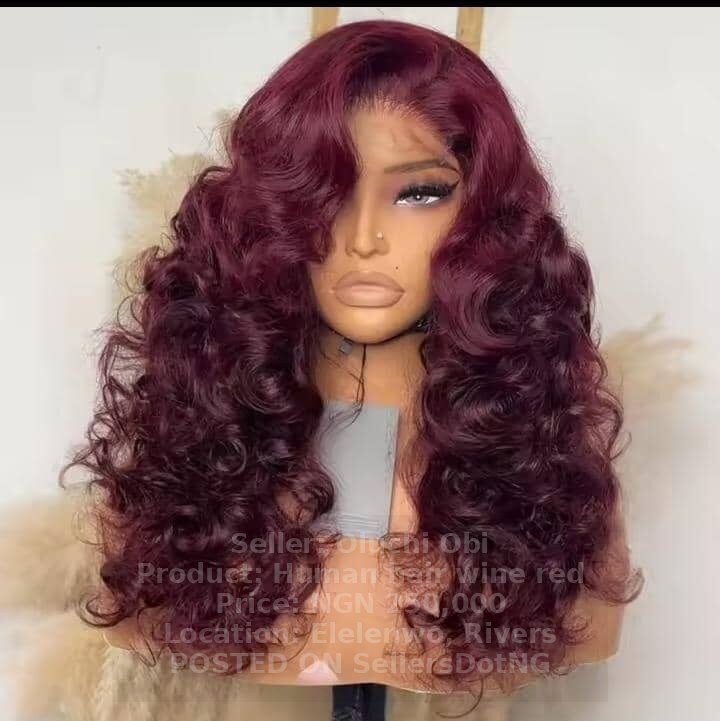 Human hair wine red - ₦250,000 in Rivers | SellersDotNG